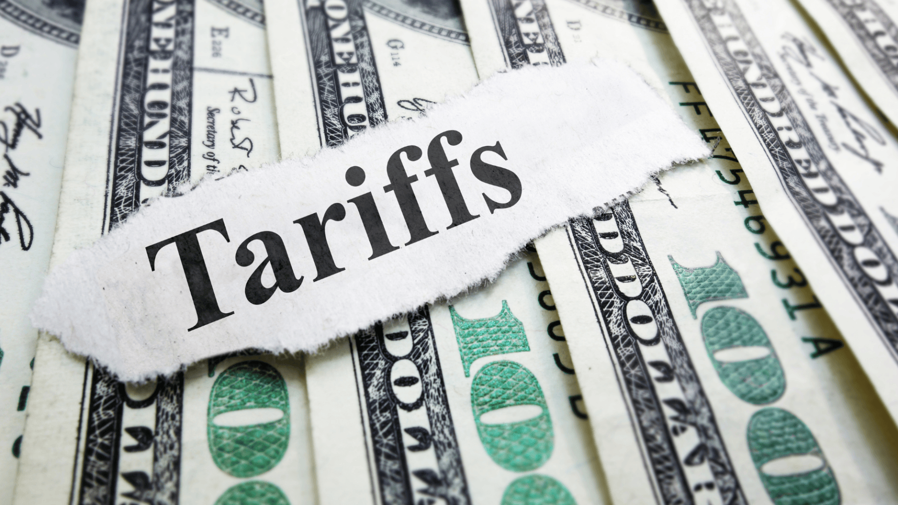 US trade tariffs graphic