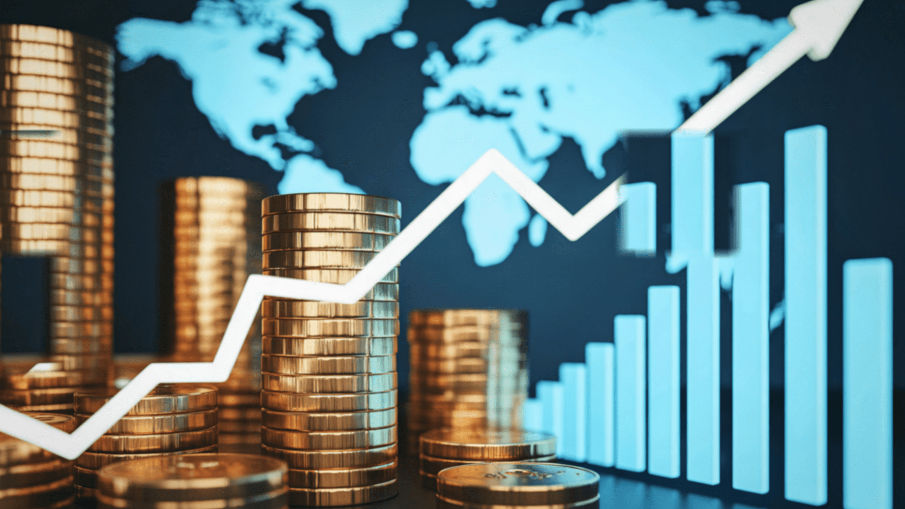 Gold trading analysis graphic